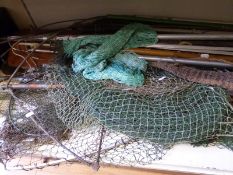 A quantity of fishing nets,