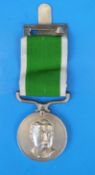 A Rhodesian Prison Service Medal awarded to 6229 Wdr ZIivengwa
