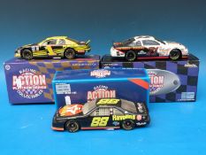 Three Racing Collectables Action Platinum Series 1:24 scale diecast model vehicles, Ernie Irvan,