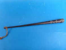 A Japanese officer's truncheon by repute taken from a Japanese officer captured after WWII,