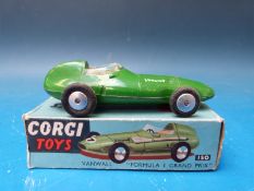 Corgi Toys diecast model Vanwall Formula 1 Grand Prix racing car, 150, in original box.