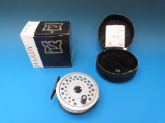 A Hardy Viscount 150 MkII fly fishing reel, unused and in original case and box.
