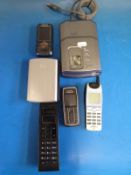 A large collection of cameras and accessories including a Nikon F60 with 75-240mm 1:4.5 - 5.