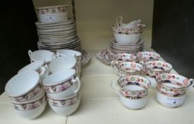 Two tea services, one marked PALT Czechoslovakia with floral decoration,