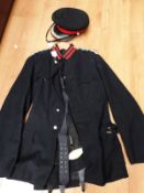 A 1980s vintage Scottish Deputy Lord Lieutenant's dress uniform comprising peaked cap,