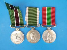 A Rhodesian group of three Prison Service Medals including QE11 colonial Prison Service Medal