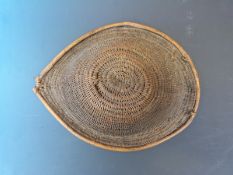 A Naga Apatoni Indian /Burmese tribal wicker hat.