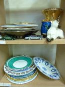 A quantity of ceramics, plates,