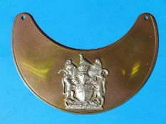A fourth version Rhodesian Chief's gorget with Rhodesian Coat of Arms circa 1973