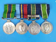 A Rhodesian group of four medals including Rhodesian General Service Medal,