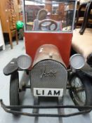 A battery operated child's toy vintage style car