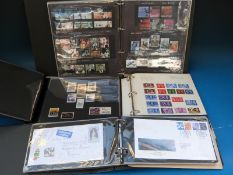 Four albums of GB and Canada stamps together with first day covers