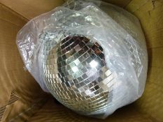 A large shower pump (£300 new) and a motorised disco ball etc
