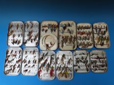 An exceptionally good collection of vintage salmon,