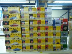 Forty-five Vanguards diecast model vehicles,