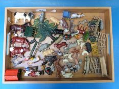A quantity of Britains farmyard items