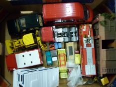 A collection of various loose diecast model vehicles
