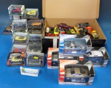 A bag of Corgi and Matchbox toys to include Magic Roundabout model