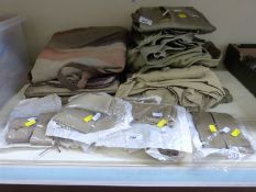 A quantity of military clothing named for Major A N Giles RA (wounded in Burma 1941) together with