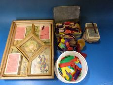 Three Hotwheels diecast model American car sets together with four Steve McQueen car sets,