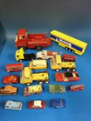 A collection of diecast model vehicles to include Corgi, Dinky,