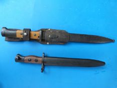 A 1963 bayonet by Clemen and Jung Germany, 24.