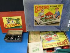 A Bayko building set,
