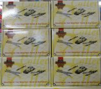 Six Matchbox Collectibles diecast model vehicles,