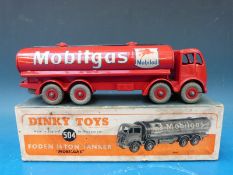 A Dinky Foden 14 ton Mobilgas Tanker No.