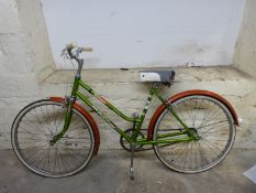 A ladies Puch bicycle