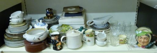 A large collection of various ceramics to include Doulton character jug, Doulton Seriesware,