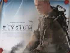 Seven cinema posters for Hunger Games, 300 Rise of an Empire, Elysium, Pacific Rim, GI Joe 3D,