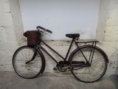 A vintage nurse's type ladies bicycle