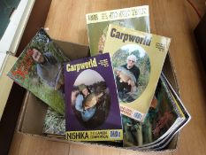 A collection of magazines all relating to carp fishing, to include Carpworld, Big Carp magazine,
