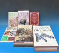 A quantity of books on firearms,