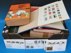 Two albums of all-world stamps, loose stamps,
