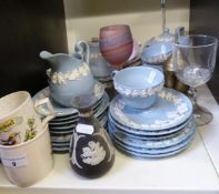 A quantity of ceramics to include Wedgwood Jasperware etc