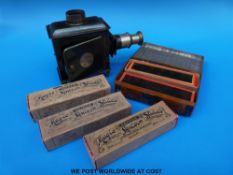 A collection of coloured magic lantern slides,