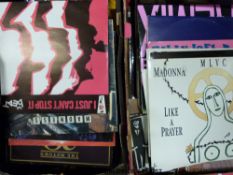 A large collection of approximately 60x LPs, 20x 12” singles and 150x 7” singles.