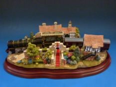 A limited edition Lilliput Lane model 'The Royal Train at Sandringham' 1676/3000,