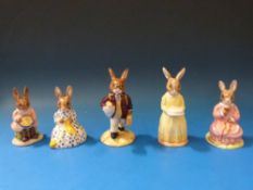 A collection of Royal Doulton Bunnykins figures comprising 