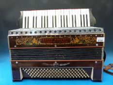 A Cesare Pancotti Macerata 120 bass c1915 piano accordion,