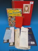 A stockbook of British stamps and other loose stamps