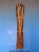 Thirty six violin bows, including P&H London, Golden Strad England,