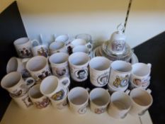 A box of Royal commemorative ware 1952 onwards