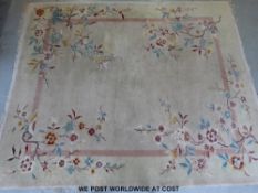 A large wool rug, wine,