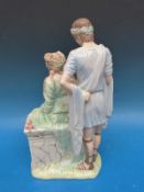 A Wedgwood double figure group (32cm tall)