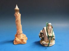 Eighteen Christmas / winter themed Lilliput Lane houses and inns etc including four larger examples