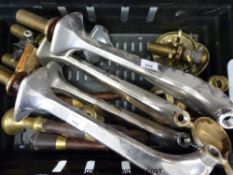 A quantity of beer and other pub pumps etc