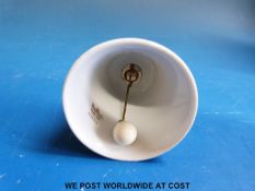 A Rosenthal Versace ceramic bell in original box